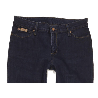 Wrangler Men Navy Bootcut Regular Stretch Jeans W31 L30