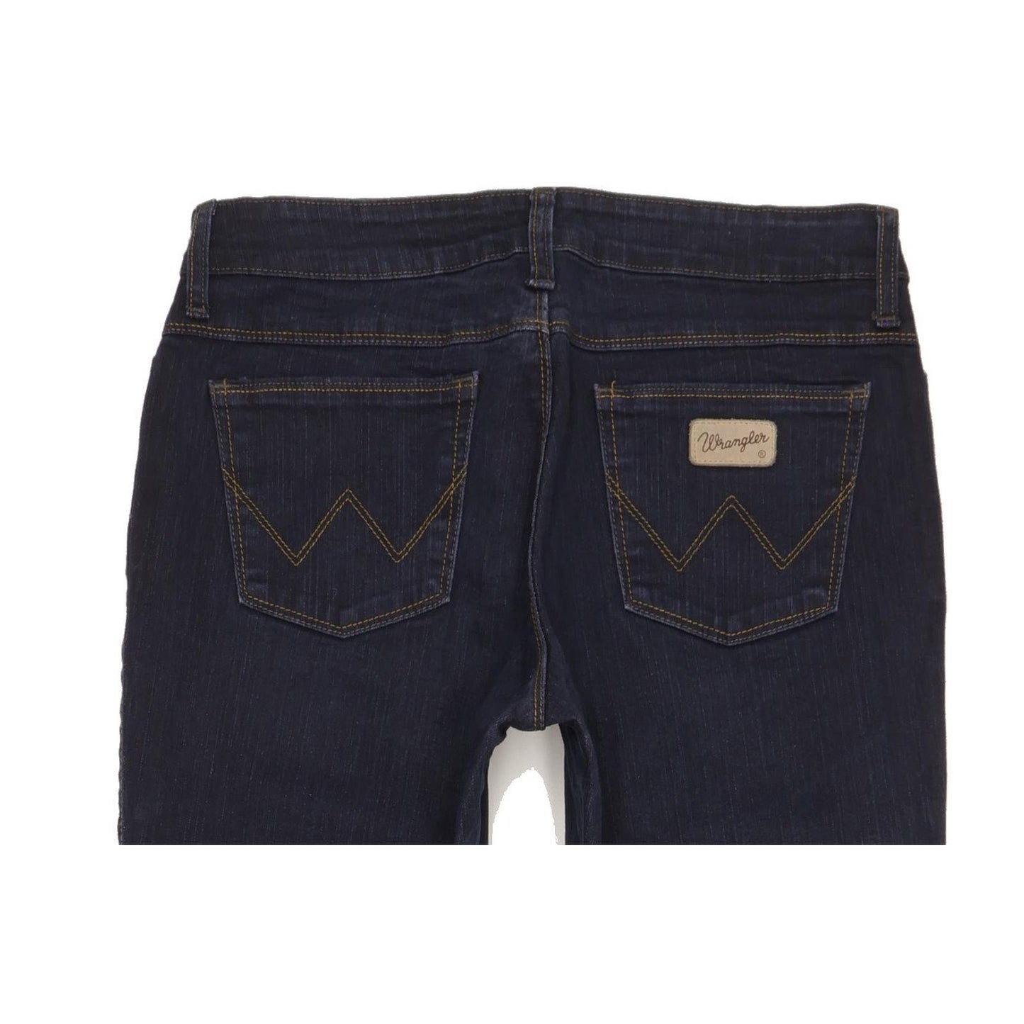 Wrangler Men Navy Bootcut Regular Stretch Jeans W31 L30
