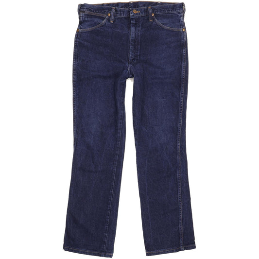 Wrangler Men Blue Straight Regular Jeans W33 L30