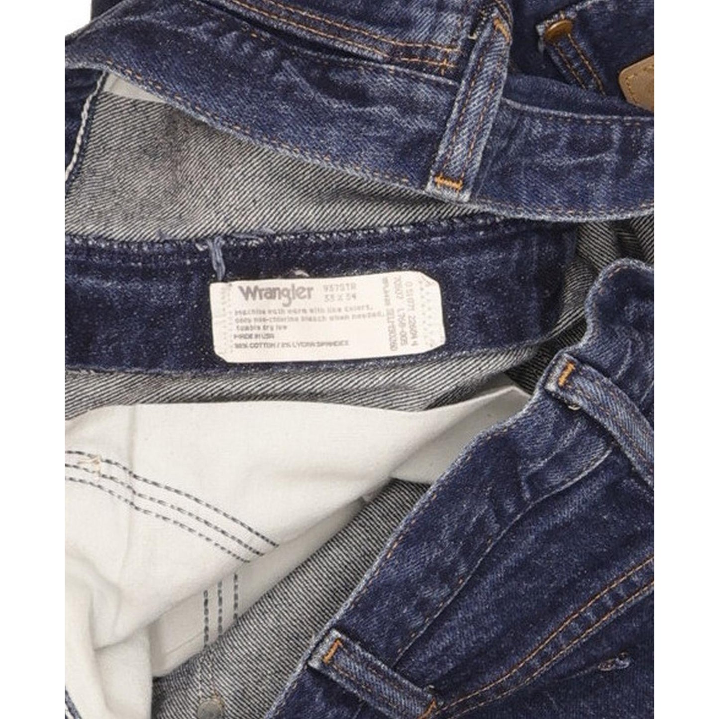 Wrangler Men Blue Straight Regular Jeans W33 L30