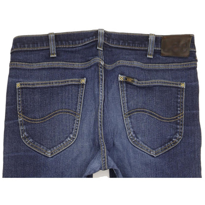 Lee Blake Men Blue Straight Regular Stretch Jeans W36 L33