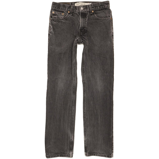 Levi's 505 Men Black Straight Regular Jeans W30 L31