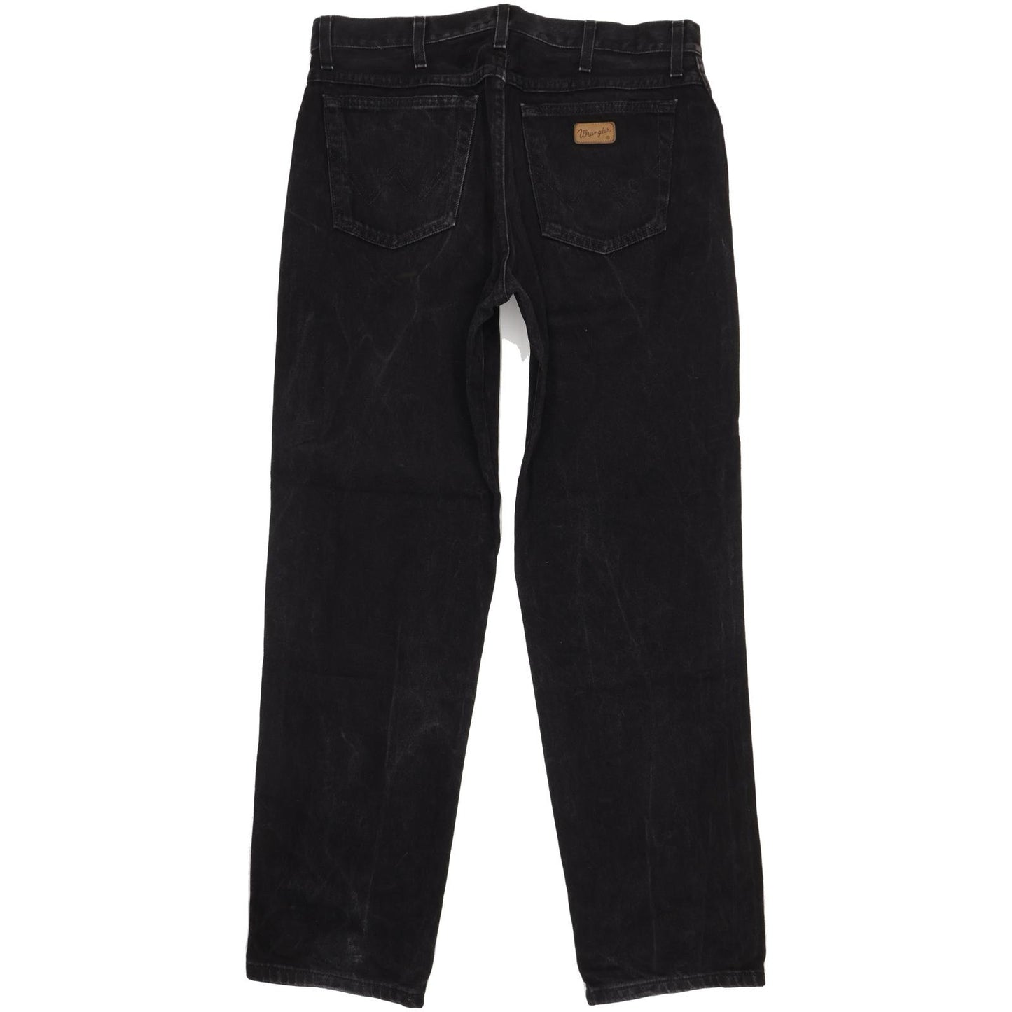 Wrangler Indiana Men Black Straight Regular Jeans W36 L33