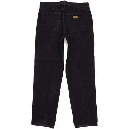 Wrangler Indiana Men Black Straight Regular Jeans W36 L33