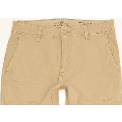 Levi's XX Men Beige Tapered Slim Chino Stretch Jeans W32 L29
