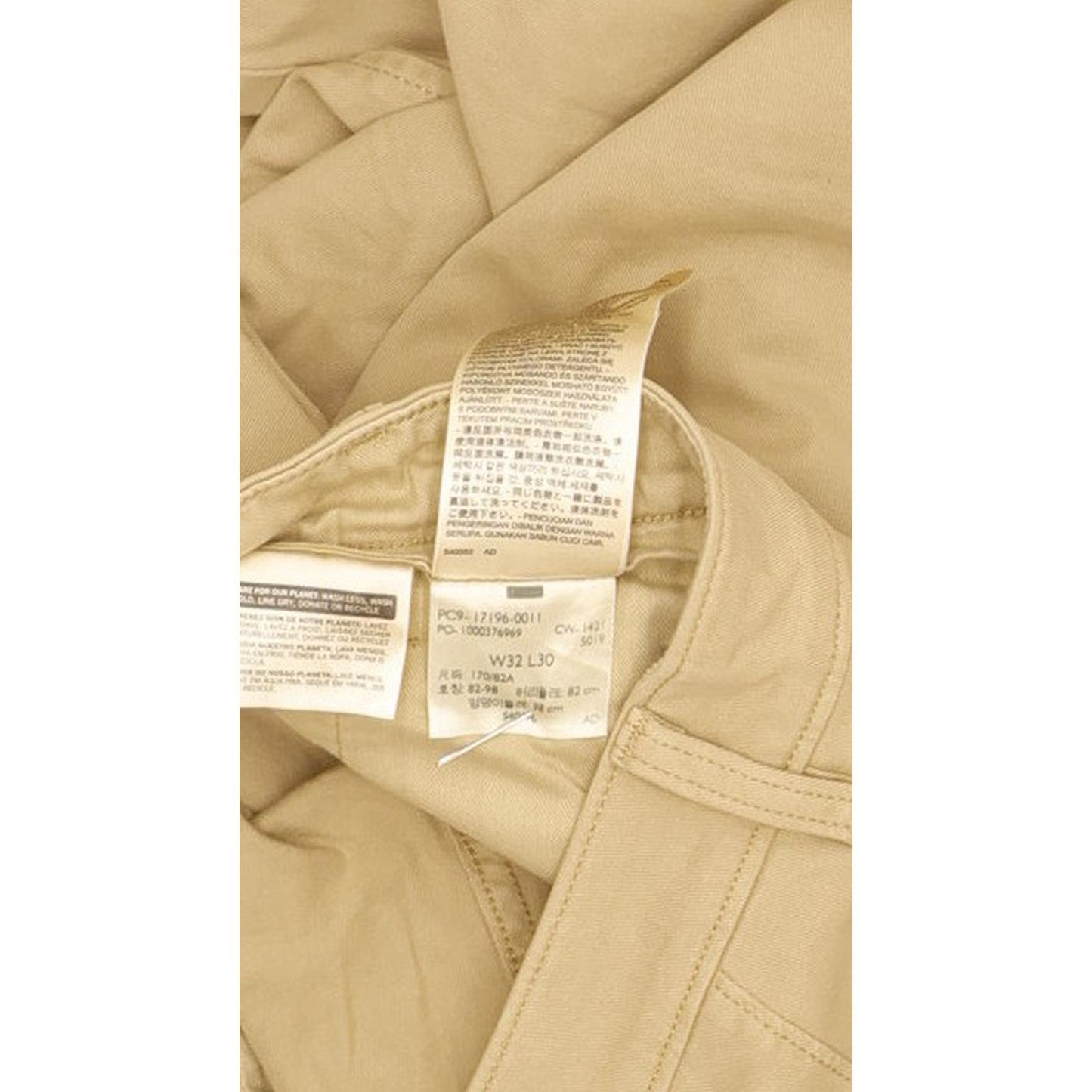 Levi's XX Men Beige Tapered Slim Chino Stretch Jeans W32 L29