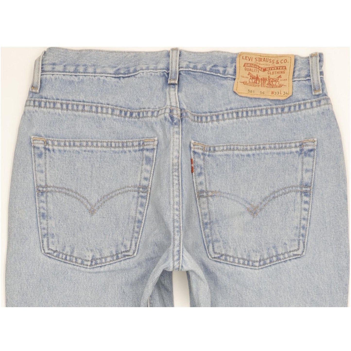 Levi's 581 Men Blue Straight Regular Jeans W32 L33