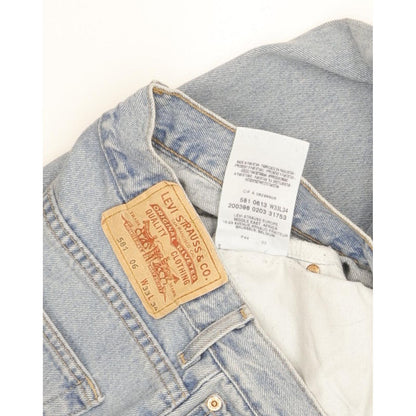 Levi's 581 Men Blue Straight Regular Jeans W32 L33