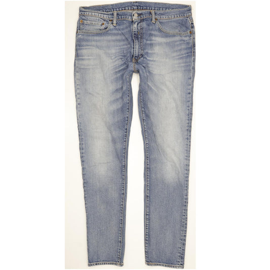 Levi's 512 Men Blue Tapered Slim Stretch Jeans W36 L33