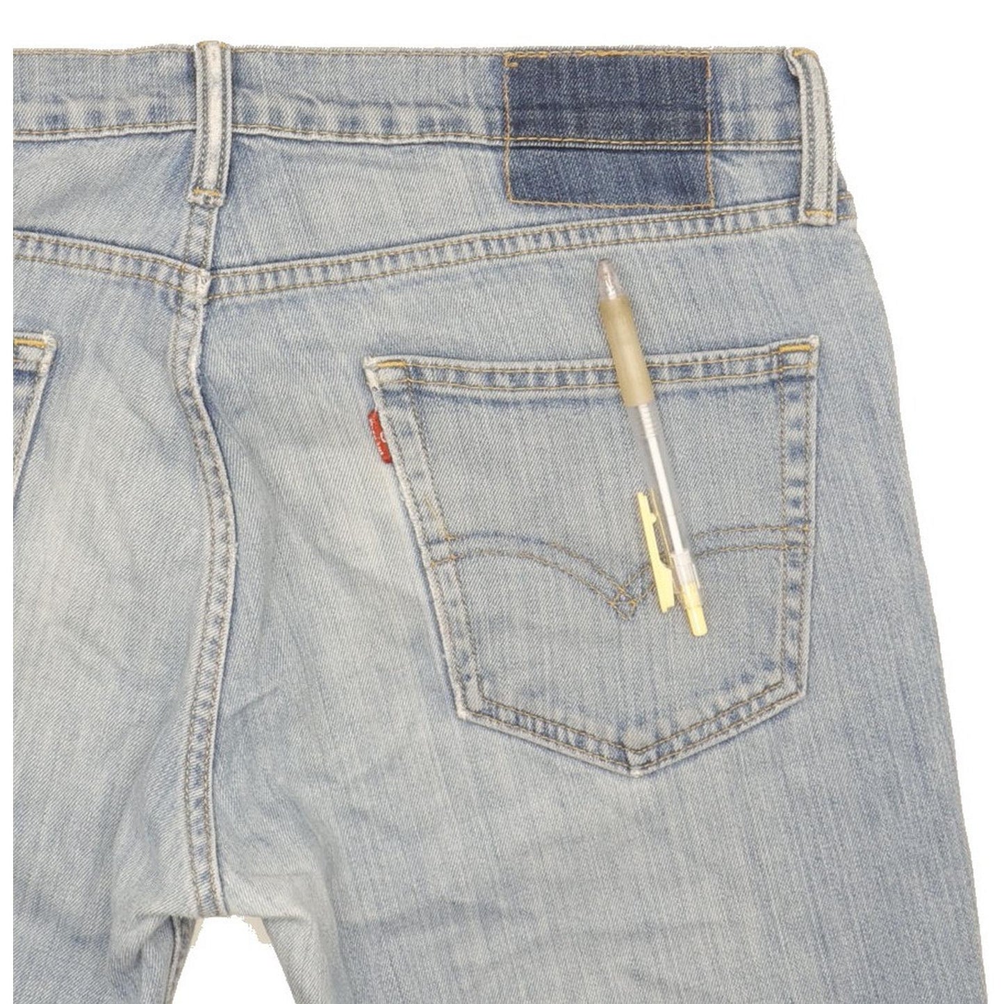 Levi's 511 Men Blue Straight Regular Stretch Jeans W33 L34