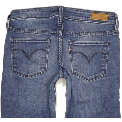 Levi's Slight Curve Women Blue Skinny Slim Stretch Jeans W26 L24
