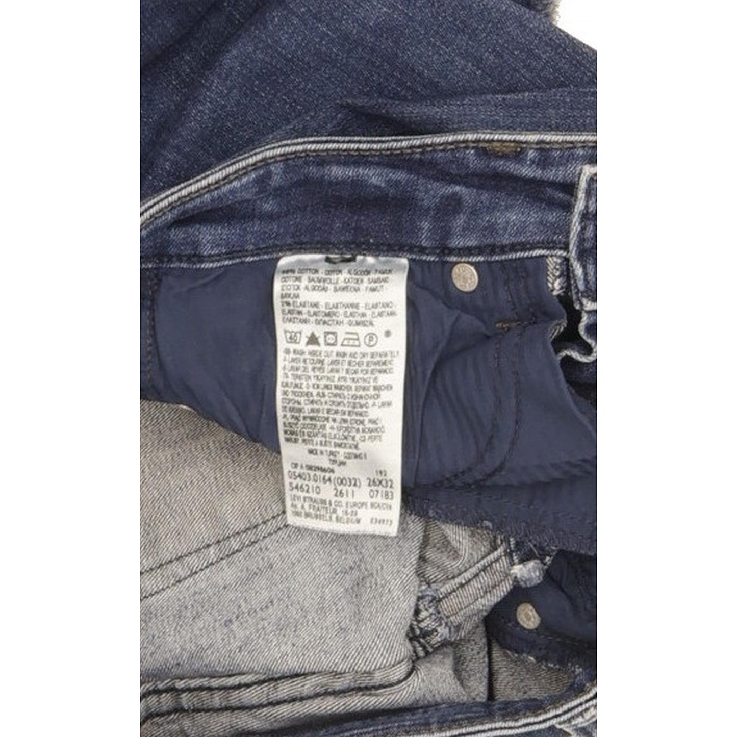 Levi's Slight Curve Women Blue Skinny Slim Stretch Jeans W26 L24