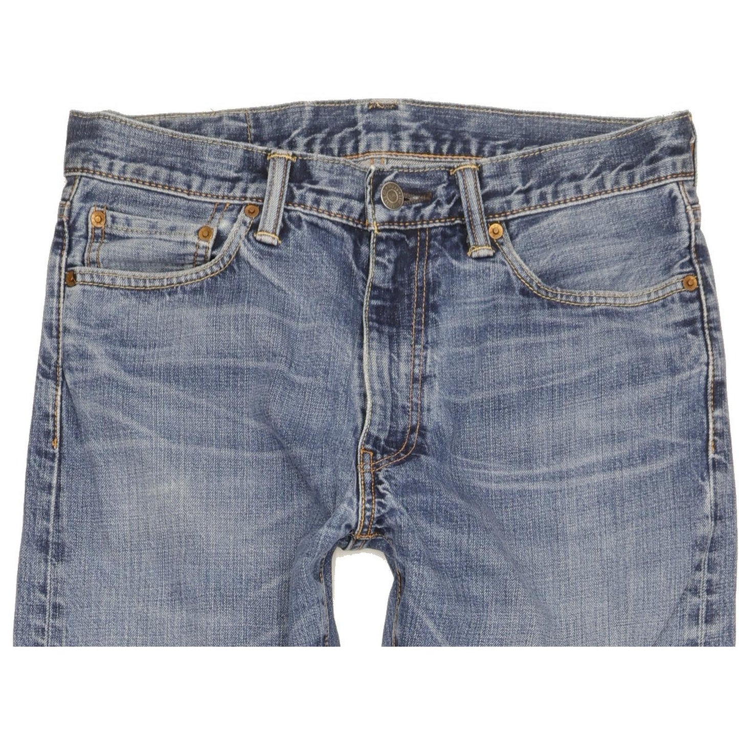 Levi's 513 Men Blue Straight Regular Jeans W32 L33