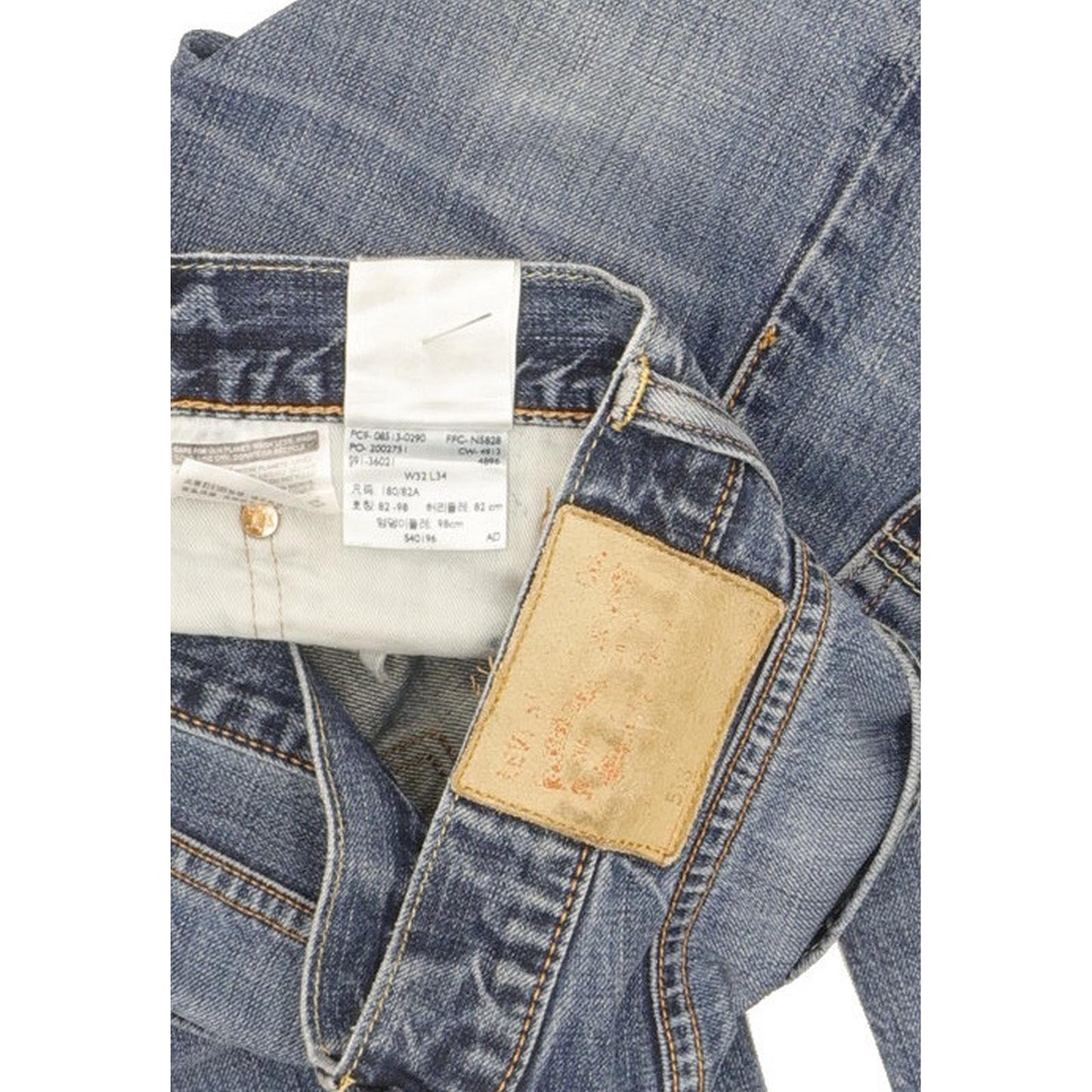 Levi's 513 Men Blue Straight Regular Jeans W32 L33