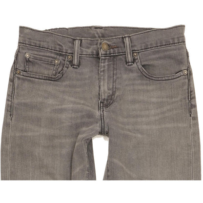 Levi's 511 Men Grey Straight Slim Stretch Jeans W29 L31