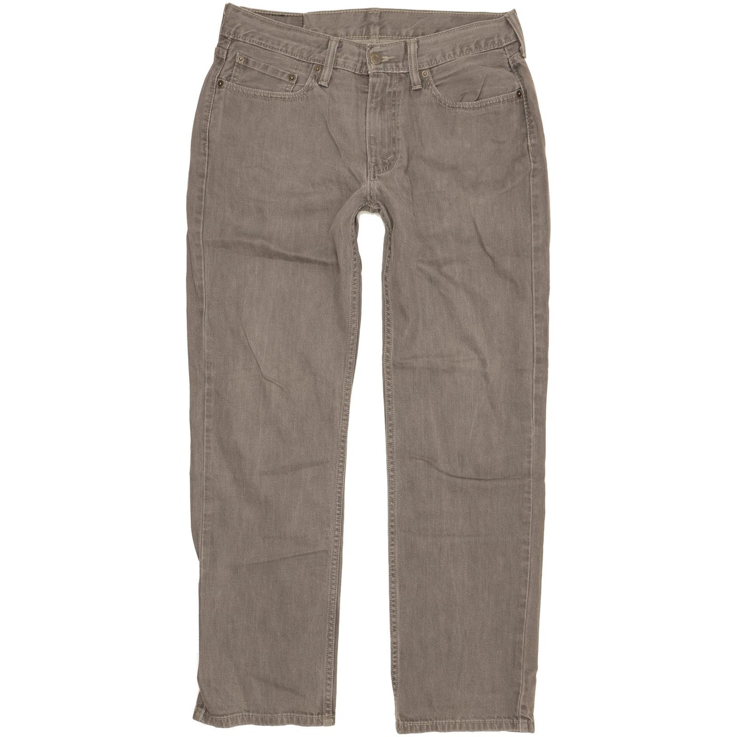 Levi's 514 Men Grey Straight Slim Jeans W33 L30