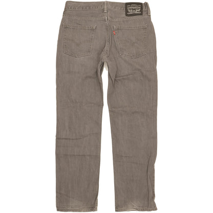 Levi's 514 Men Grey Straight Slim Jeans W33 L30