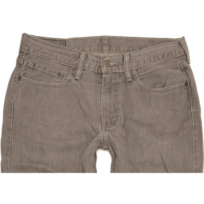 Levi's 514 Men Grey Straight Slim Jeans W33 L30