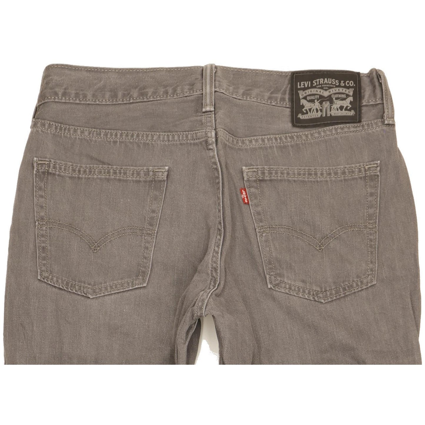 Levi's 514 Men Grey Straight Slim Jeans W33 L30