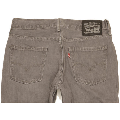 Levi's 514 Men Grey Straight Slim Jeans W33 L30