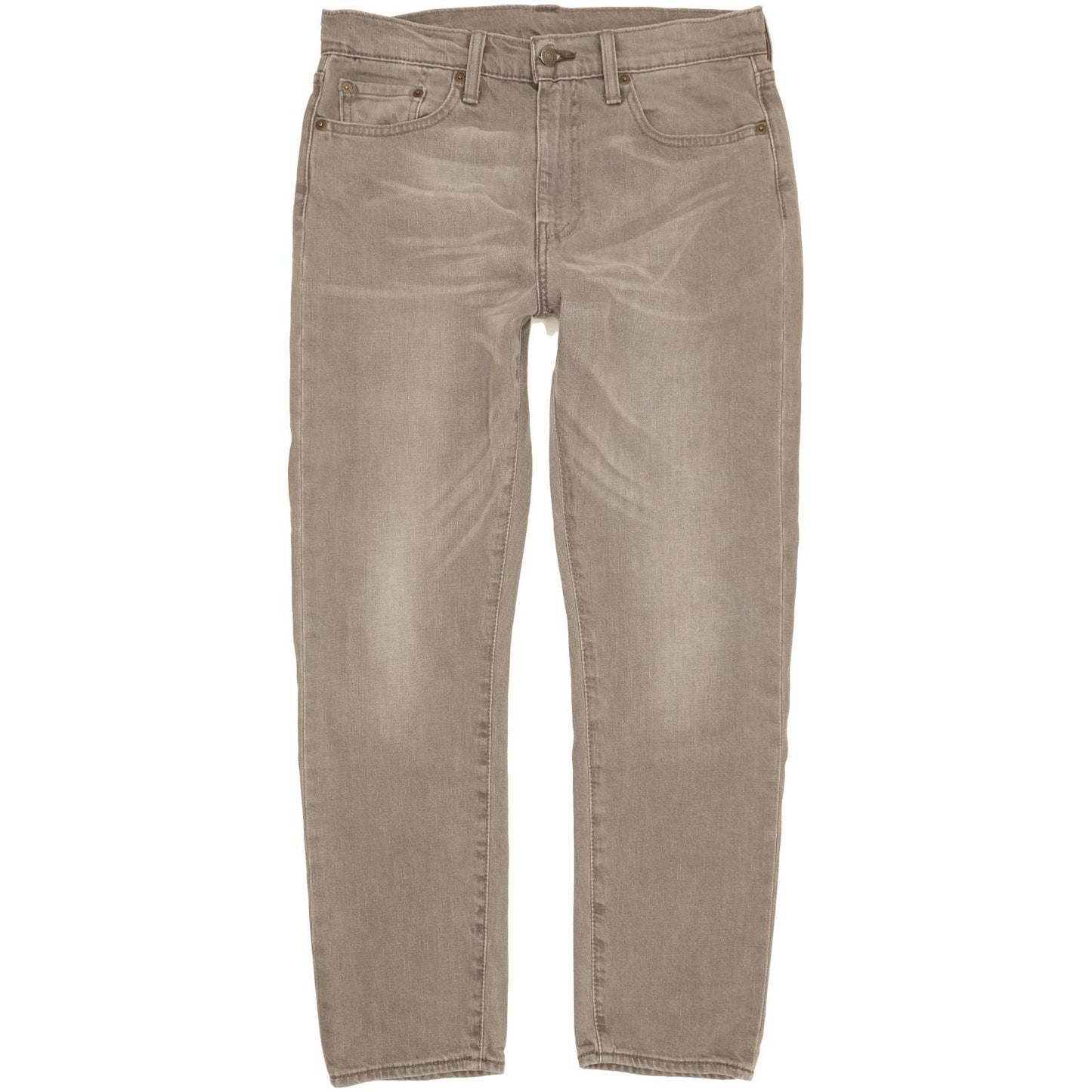Levi's Men Grey Straight Regular Stretch Jeans W30 L29