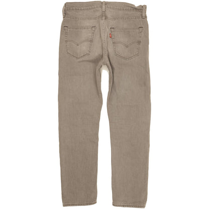 Levi's Men Grey Straight Regular Stretch Jeans W30 L29