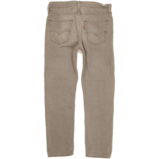 Levi's Men Grey Straight Regular Stretch Jeans W30 L29