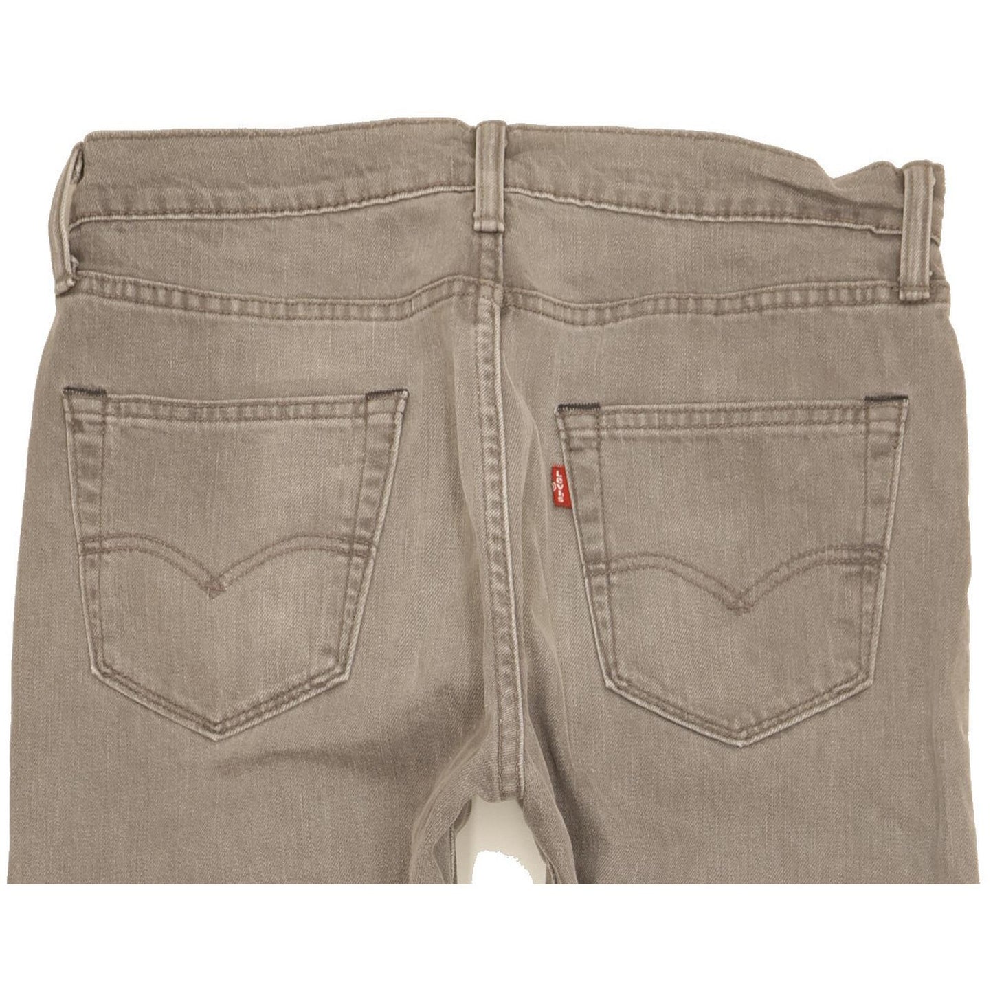 Levi's Men Grey Straight Regular Stretch Jeans W30 L29