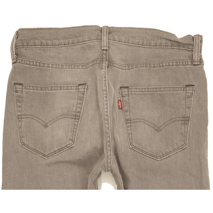 Levi's Men Grey Straight Regular Stretch Jeans W30 L29