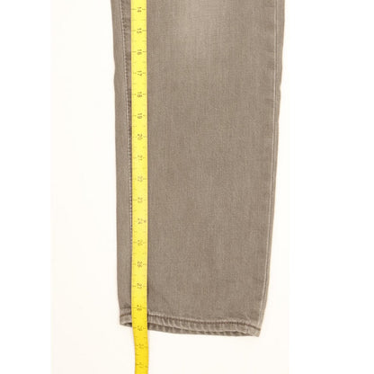 Levi's Men Grey Straight Regular Stretch Jeans W30 L29