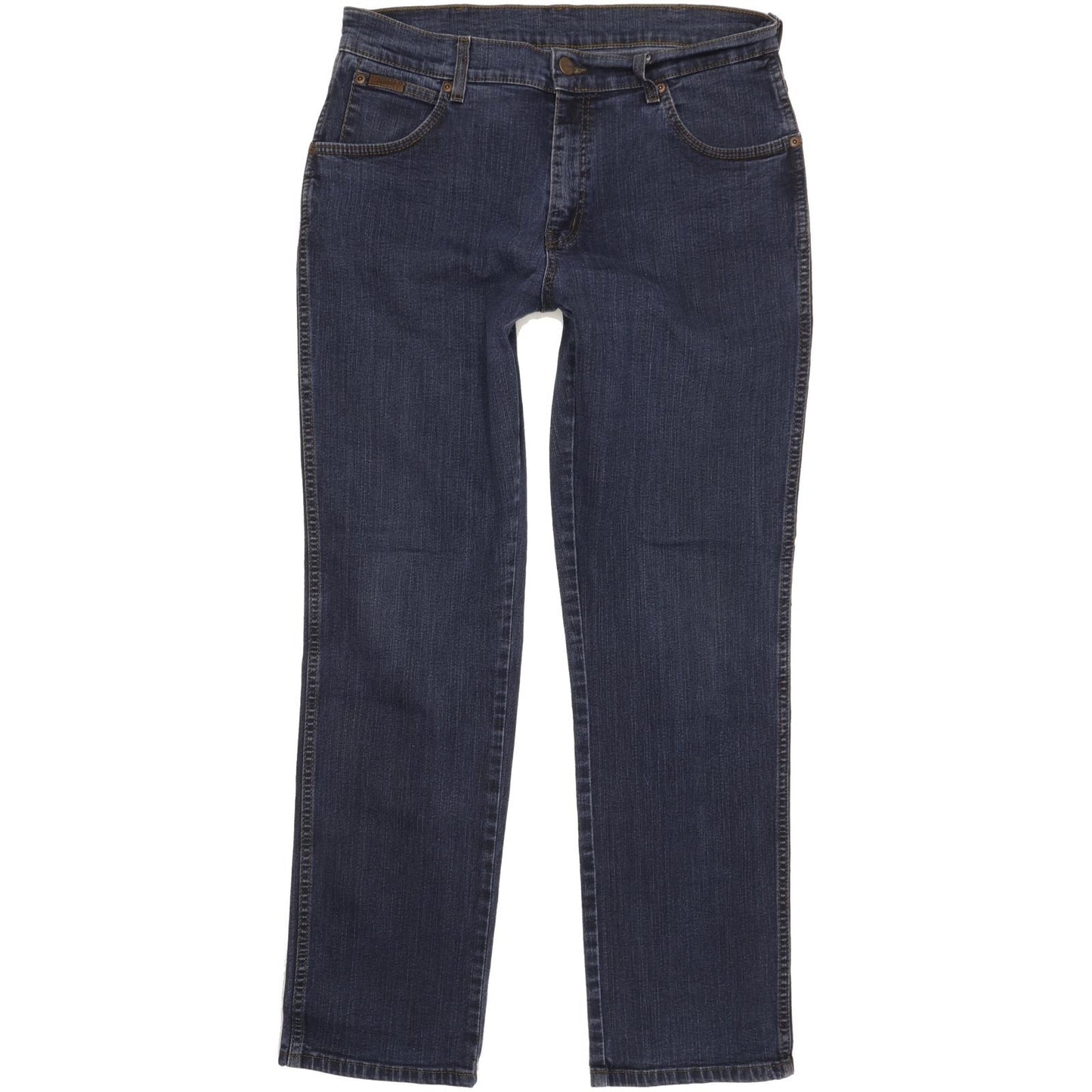 Wrangler Texas Men Blue Straight Regular Stretch Jeans W34 L30