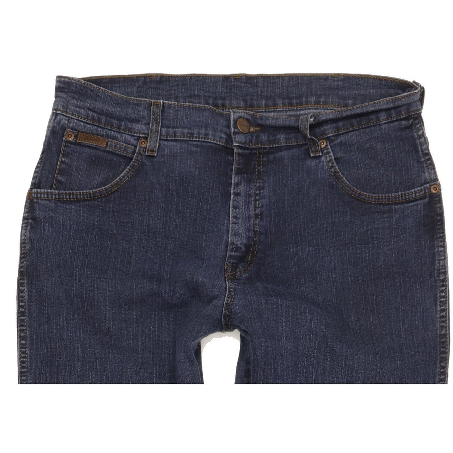 Wrangler Texas Men Blue Straight Regular Stretch Jeans W34 L30