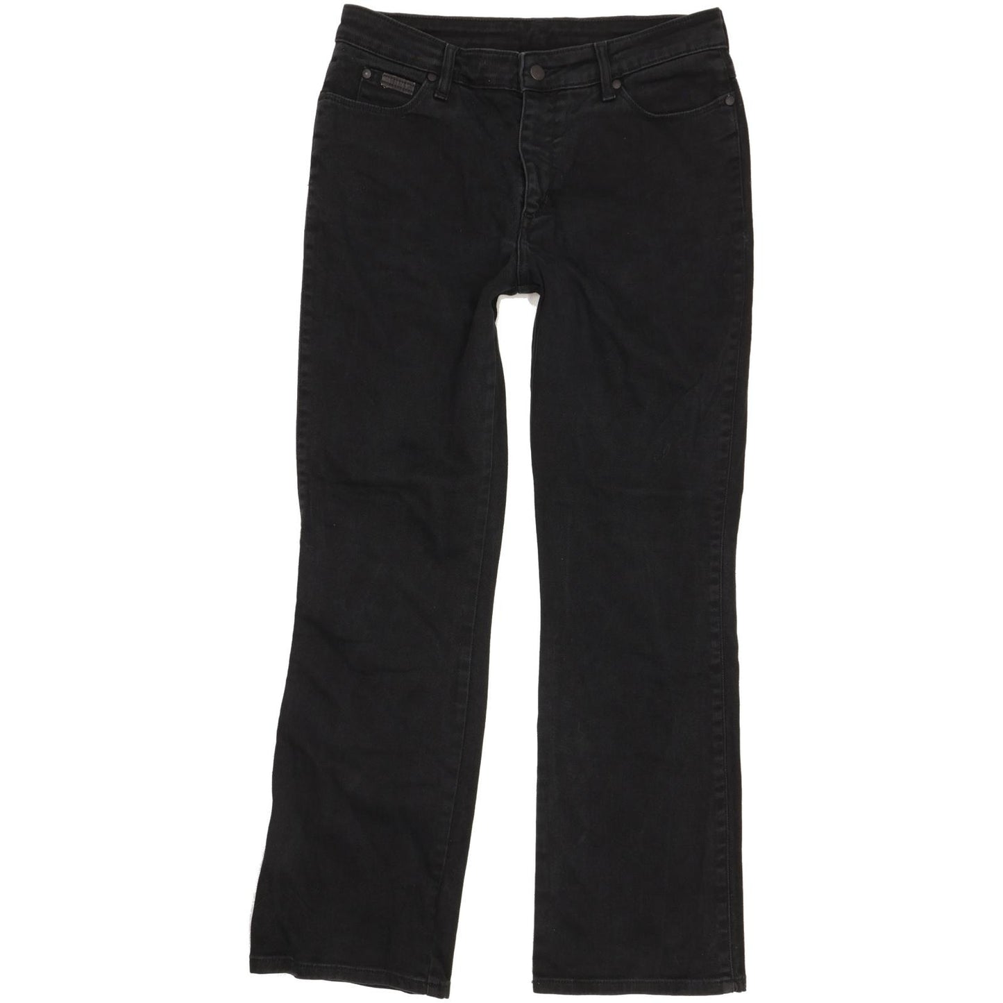 Wrangler Men Black Bootcut Regular Stretch Jeans W32 L30