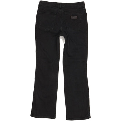 Wrangler Men Black Bootcut Regular Stretch Jeans W32 L30