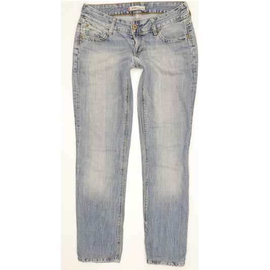 Levi's 570 Women Blue Straight Slim Jeans W29 L30