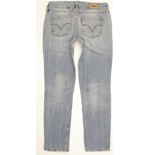Levi's 570 Women Blue Straight Slim Jeans W29 L30