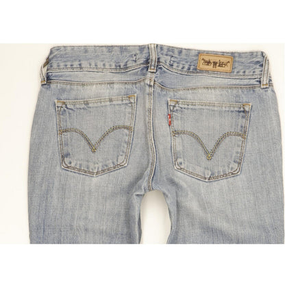 Levi's 570 Women Blue Straight Slim Jeans W29 L30