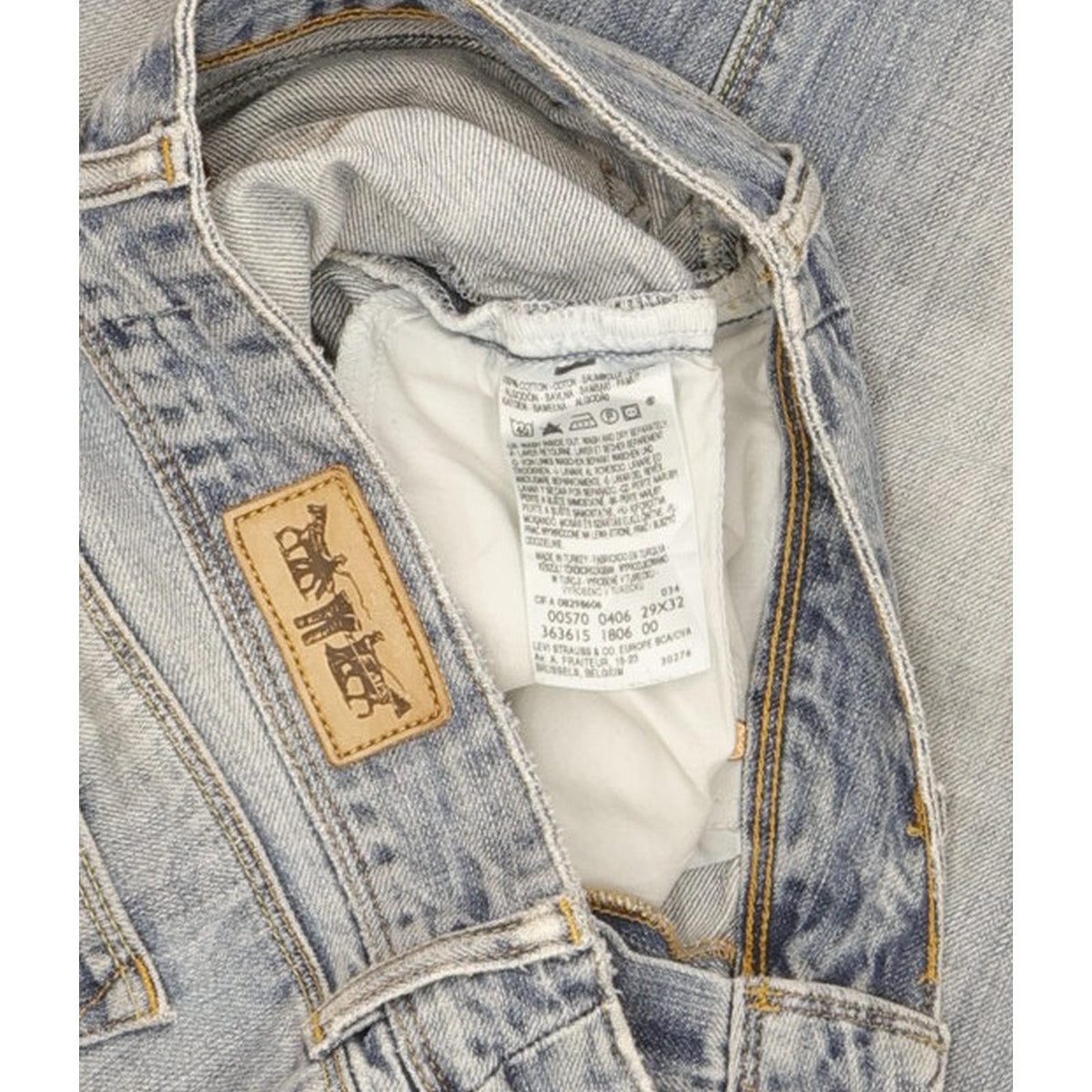Levi's 570 Women Blue Straight Slim Jeans W29 L30