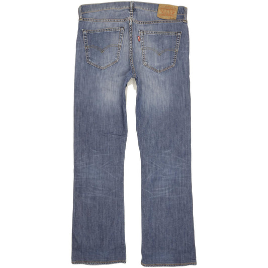 Levi's 527 Men Blue Bootcut Slim Stretch Jeans W34 L31