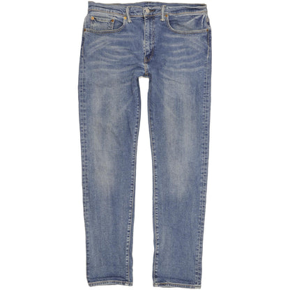 Levi's 502 Men Blue Tapered Regular Stretch Jeans W34 L33