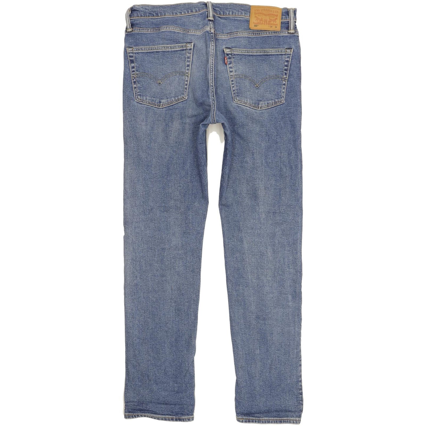 Levi's 502 Men Blue Tapered Regular Stretch Jeans W34 L33