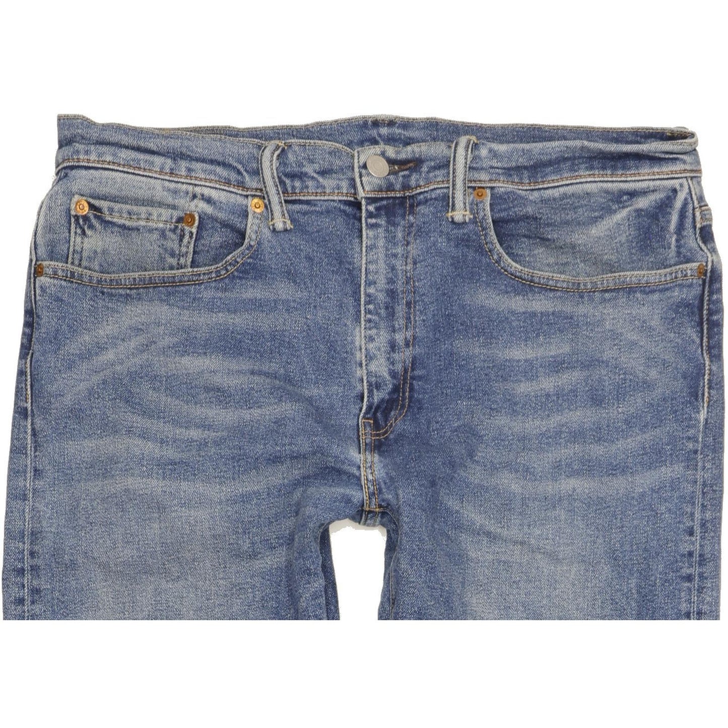 Levi's 502 Men Blue Tapered Regular Stretch Jeans W34 L33