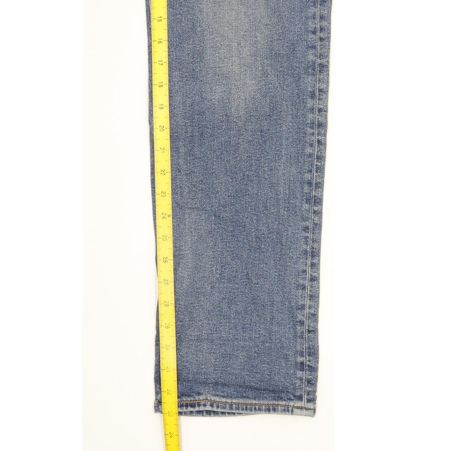Levi's 502 Men Blue Tapered Regular Stretch Jeans W34 L33