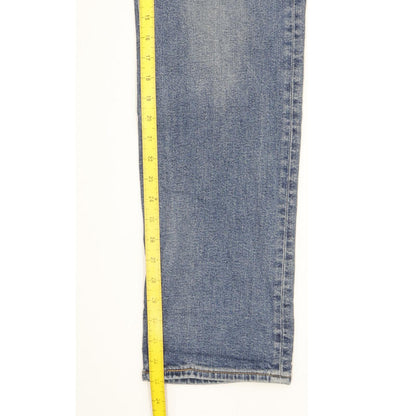 Levi's 502 Men Blue Tapered Regular Stretch Jeans W34 L33