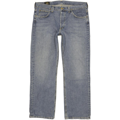 Lee Nash Men Blue Straight Regular Jeans W36 L32