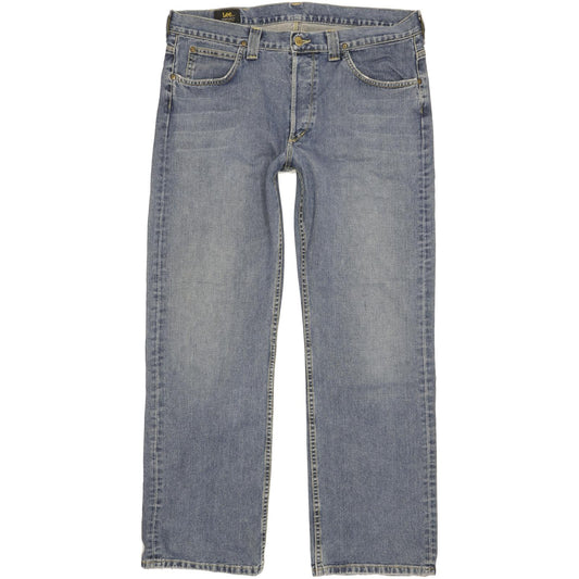Lee Nash Men Blue Straight Regular Jeans W36 L32