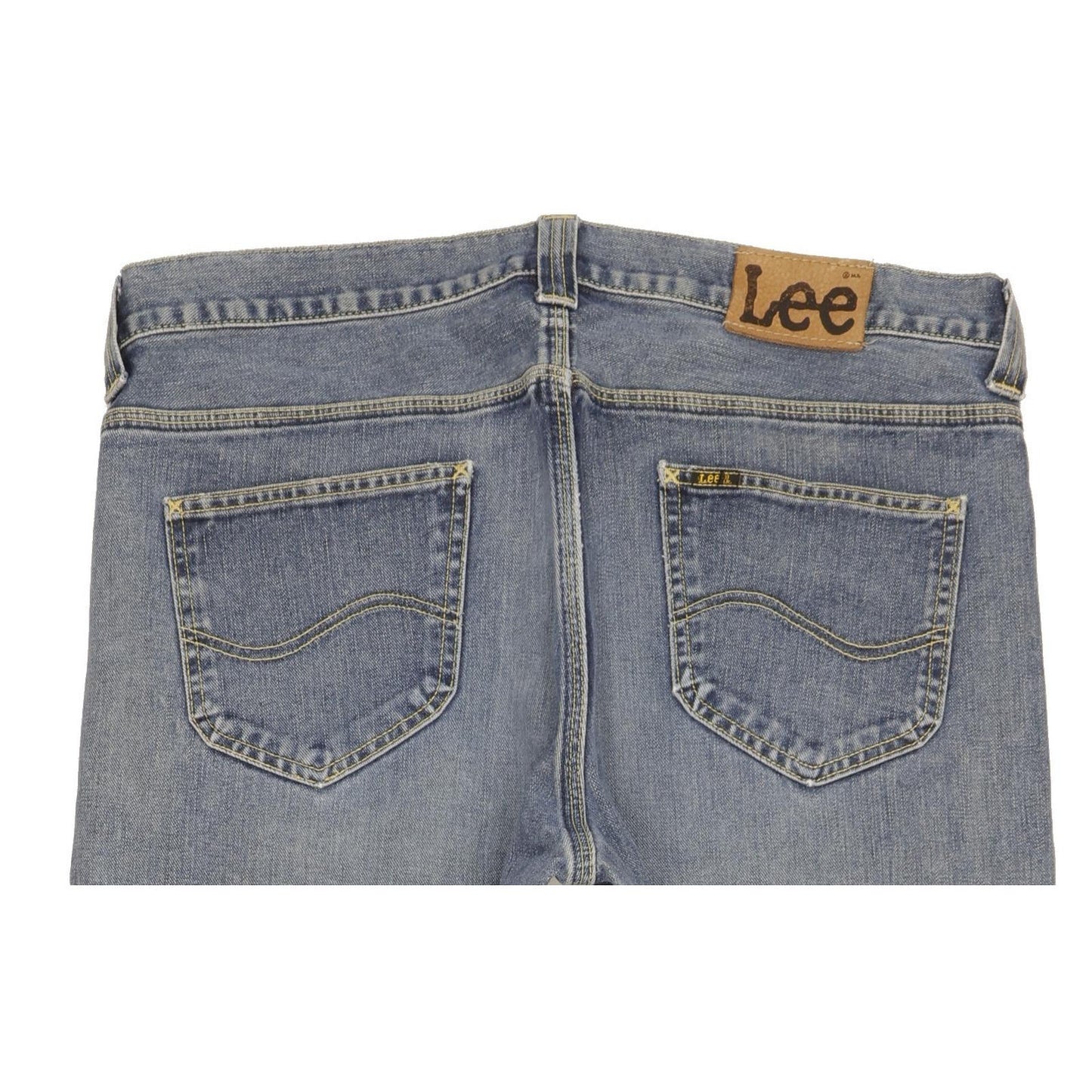 Lee Nash Men Blue Straight Regular Jeans W36 L32