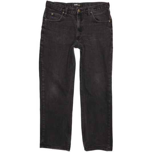 Lee Chicago Men Black Straight Regular Jeans W34 L29