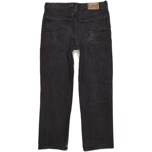 Lee Chicago Men Black Straight Regular Jeans W34 L29