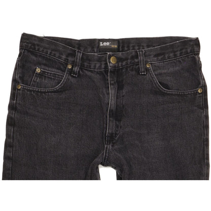 Lee Chicago Men Black Straight Regular Jeans W34 L29